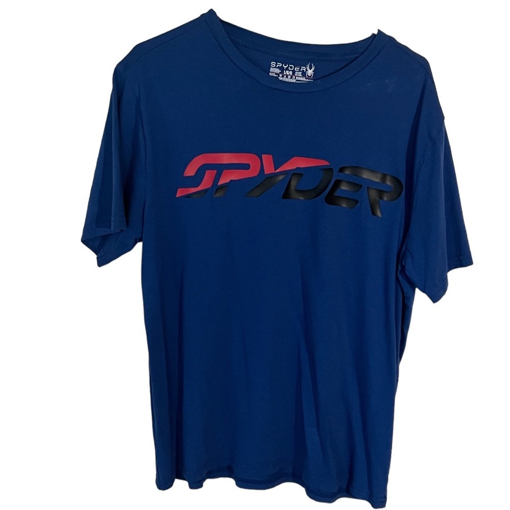 SALE! 3 for $12, Spyder Men's L, Blue/Red/Black T shirt